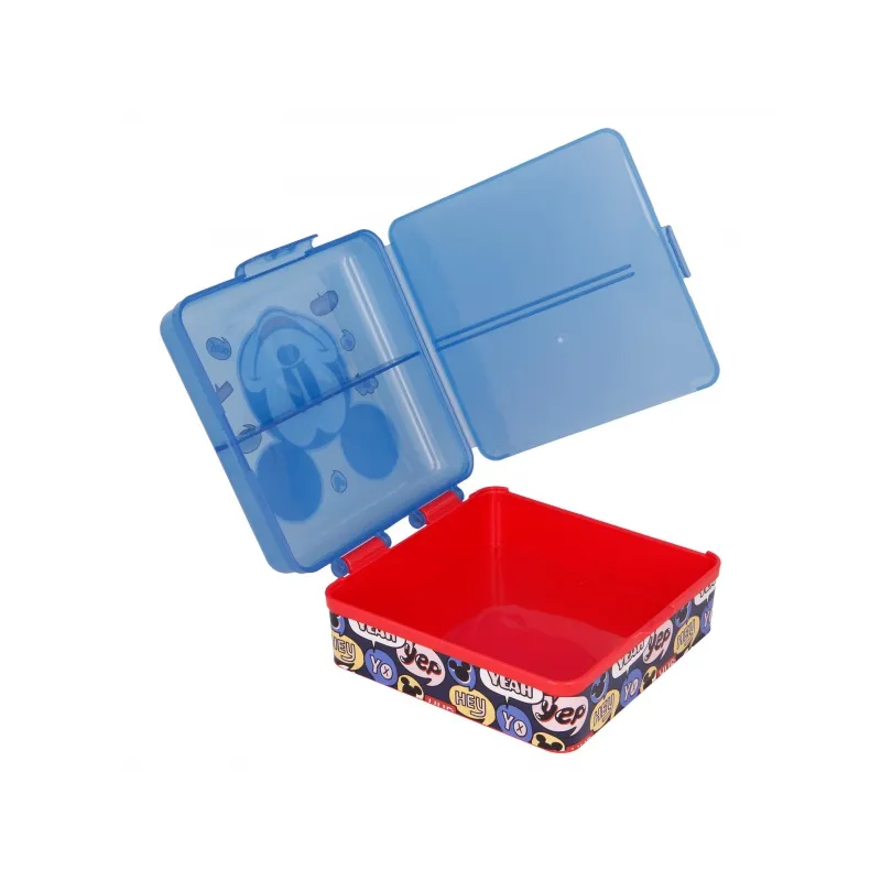 Delený plastový box na desiatu MICKEY MOUSE, 50193