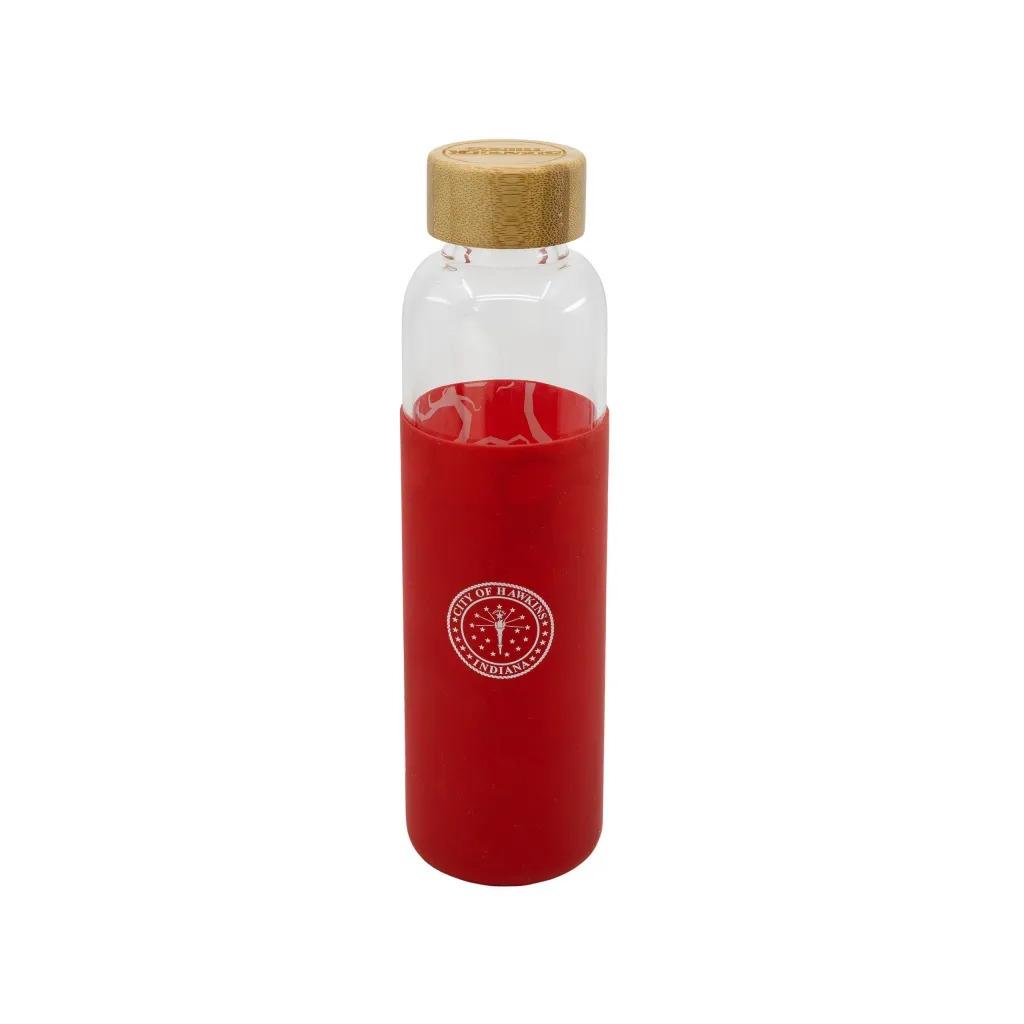 Sklenená fľaša so silikónovým povrchom STRANGER THINGS 585ml, 00694