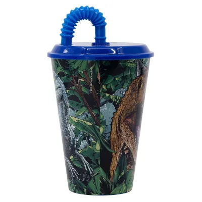 plastovy-pohar-s-vrchnakom-a-slamkou-jurassic-world-dinosaur-430ml-14630