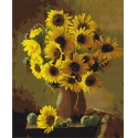 Maľovanie podľa čísel SUNFLOWERS, na ráme, 40x50cm, 801022901