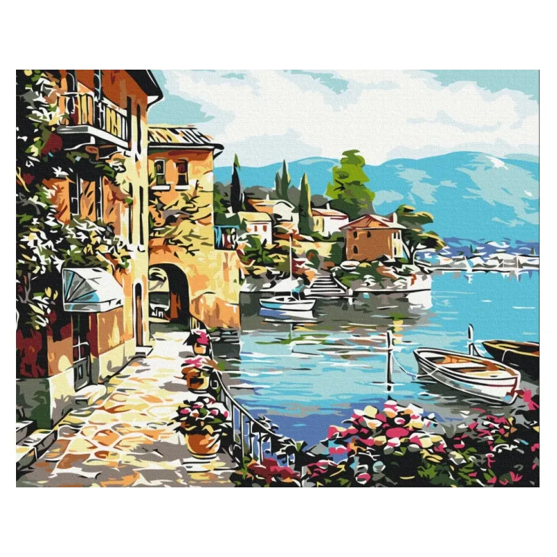 Maľovanie podľa čísel HOLIDAYS, na ráme, 40x50cm, 801022908 Maľovanie podľa čísel HOLIDAYS, na ráme, 40x50cm, 801022908