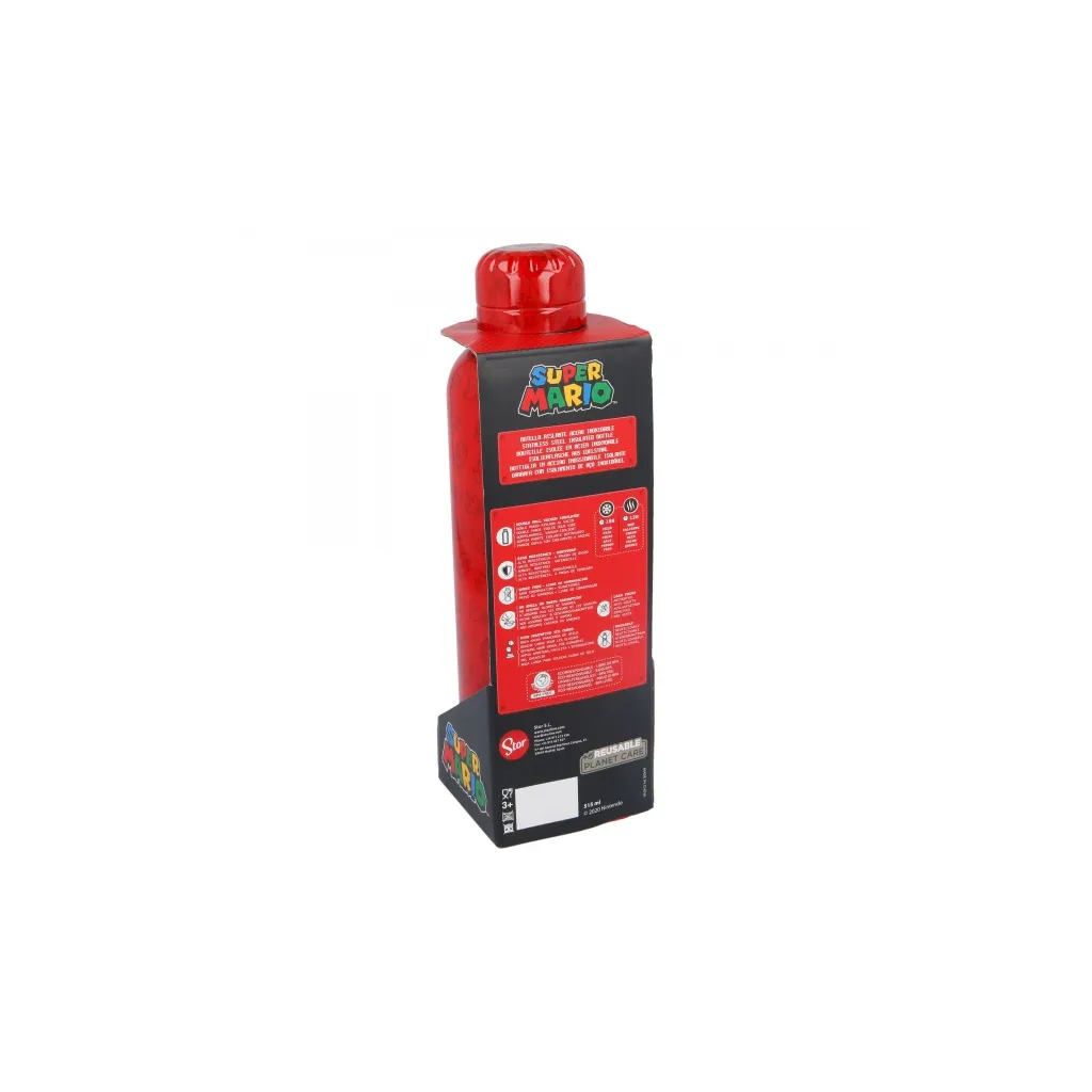 Nerezová fľaša / termoska SUPER MARIO 515ml, 00381