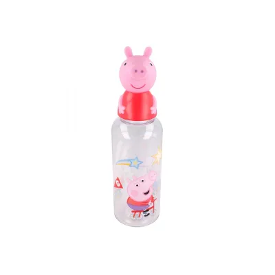 Plastová 3D láhev s figurkou PEPPA PIG, 560ml, 10115 Plastová 3D láhev s figurkou PEPPA PIG, 560ml, 10115