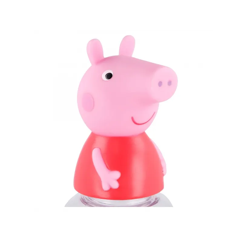 Plastová 3D fľaša s figúrkou PEPPA PIG, 560ml, 10115 Plastová 3D fľaša s figúrkou PEPPA PIG, 560ml, 10115