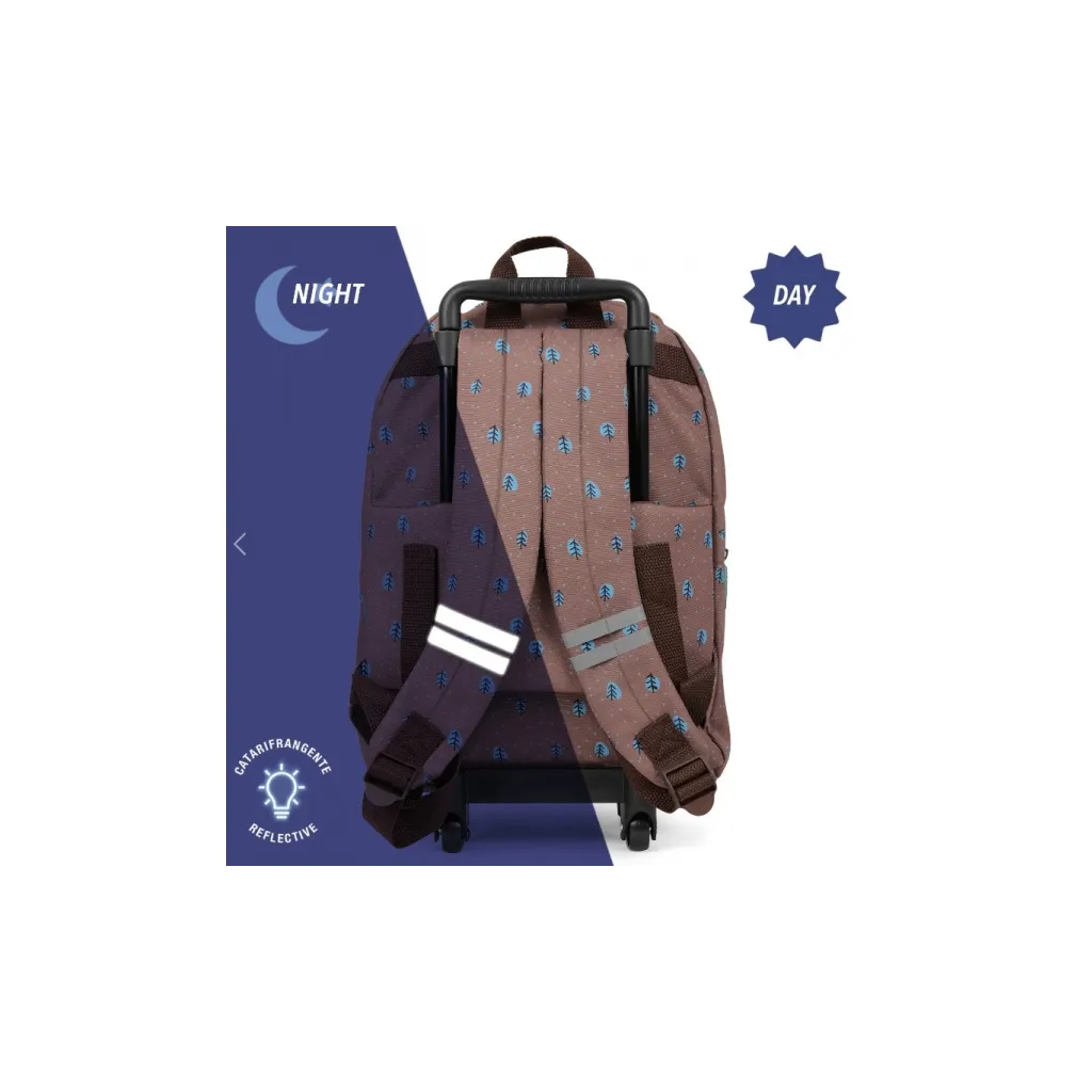 Green, Dětský batoh na kolečkách OWL & FAWN, 14411