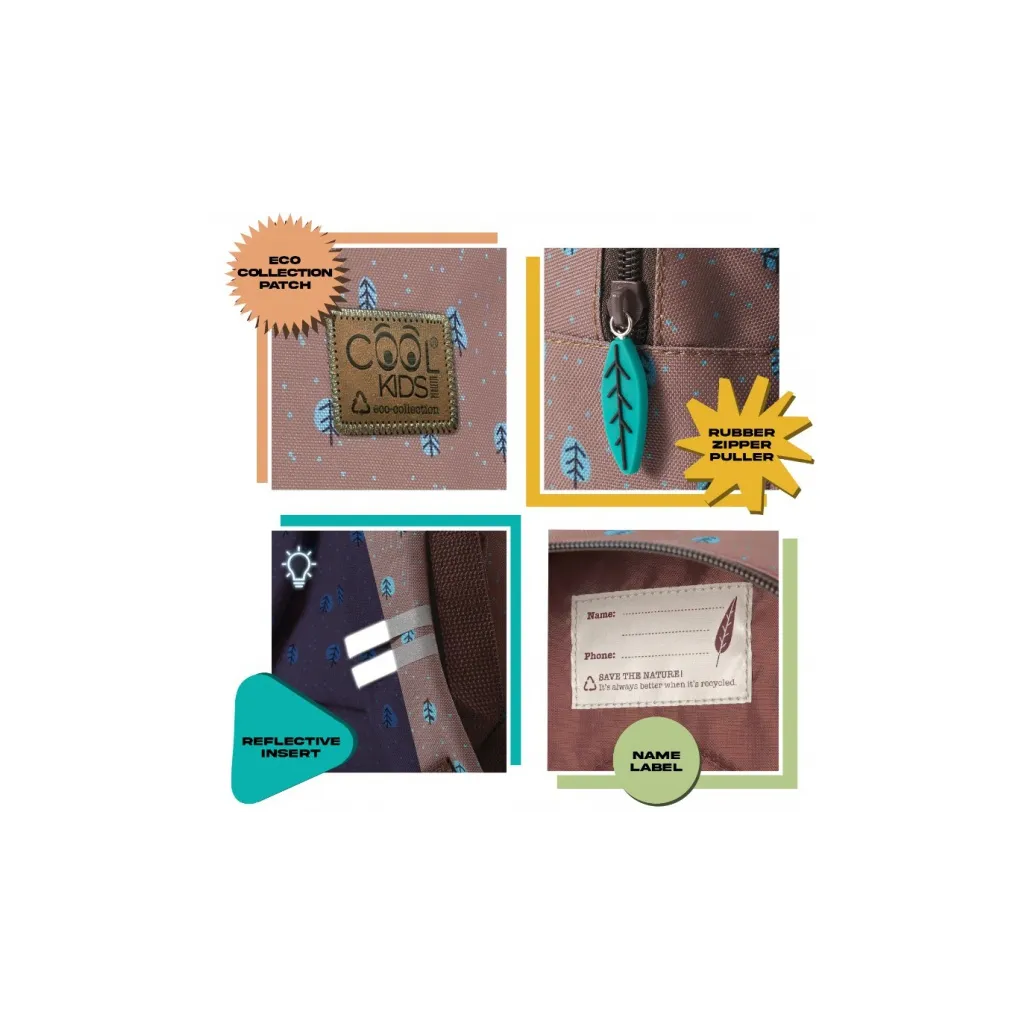 Green, Dětský batoh na kolečkách OWL & FAWN, 14411