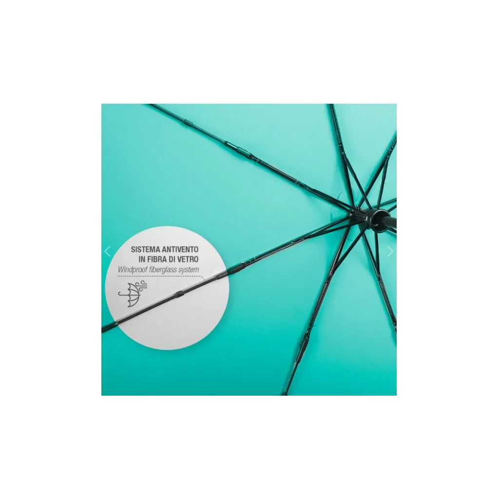 PERLETTI Dámský plnoautomatický deštník COLORINO / světle fialová, 26294