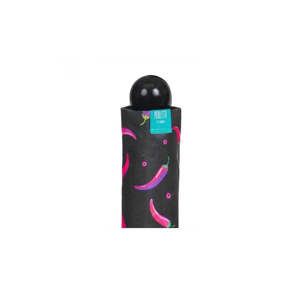 PERLETTI Dámský plnoautomatický deštník PEPERONCINO / ČILI, 26310