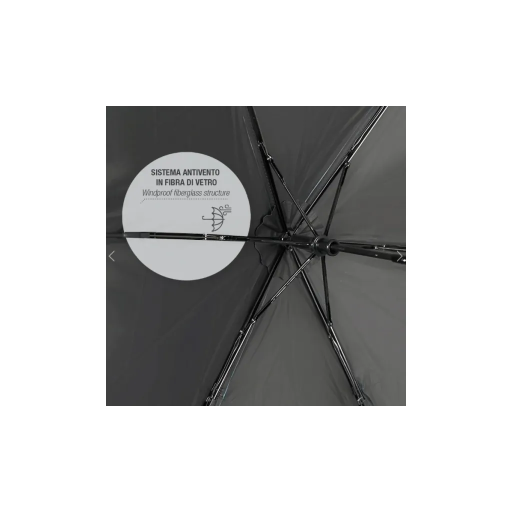 PERLETTI TREND Skládací deštník s UV filtrem / kovová červená, 20304