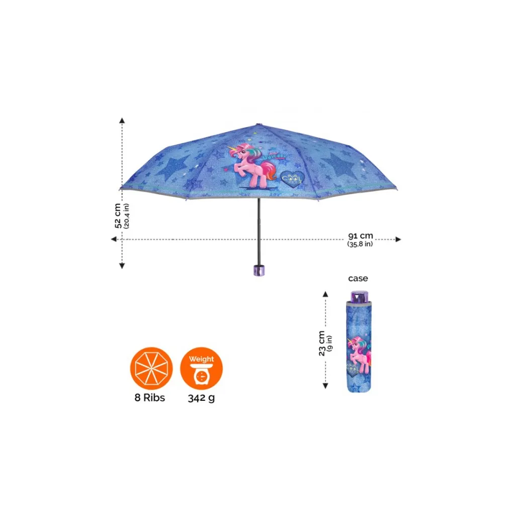 Cool Kids, Skládací deštník UNICORN, 15622