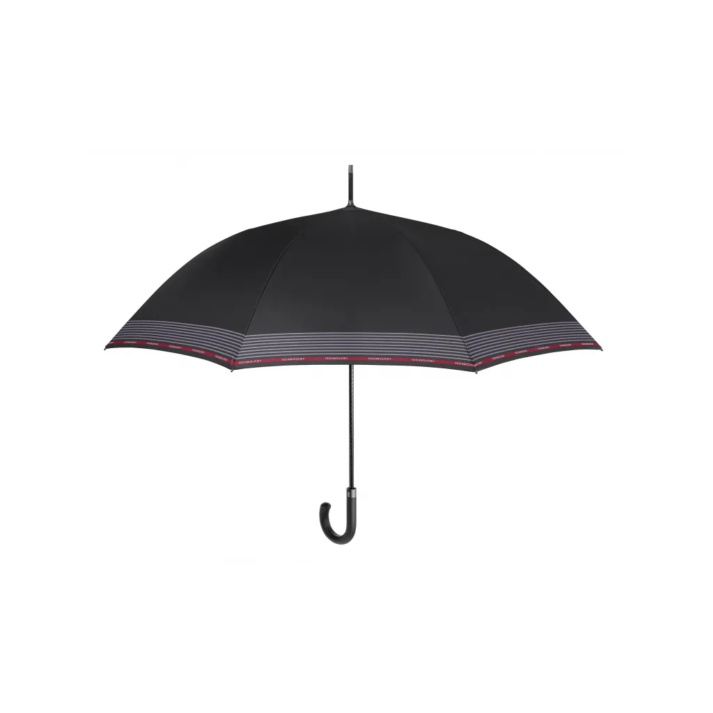 PERLETTI Technology, Pánsky palicový dáždnik  / čierna, 21758