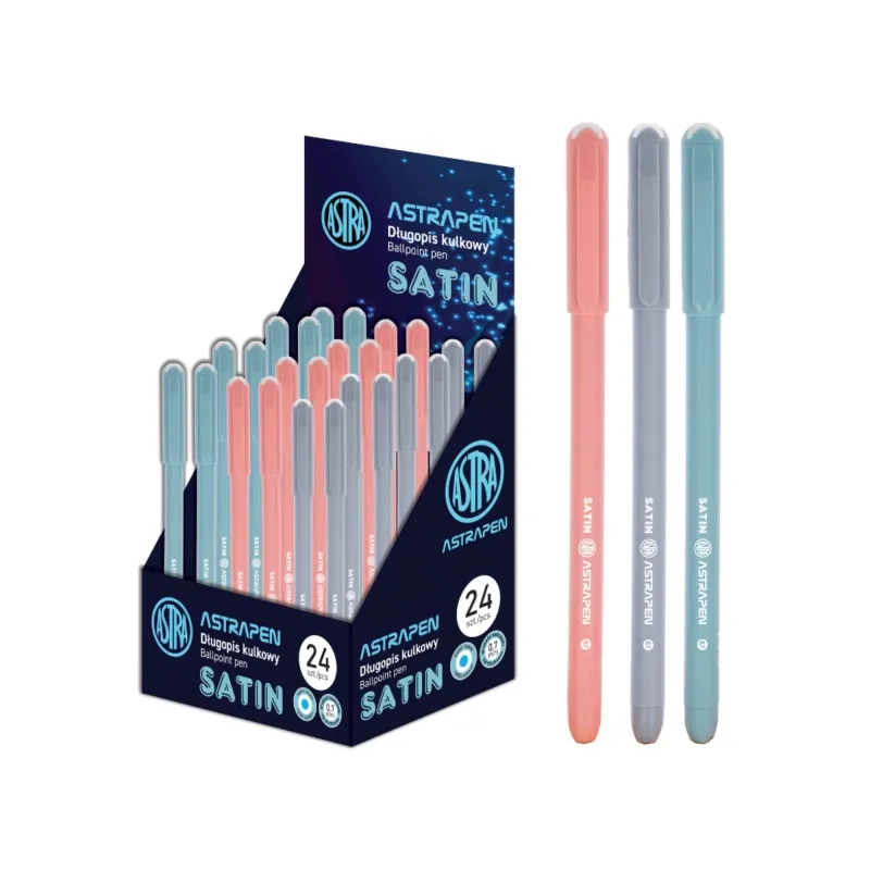 ASTRAPEN SATIN, Kuličkové pero 0,7mm, modré, stojan, 201022035 ASTRAPEN SATIN, Kuličkové pero 0,7mm, modré, stojan, 201022035