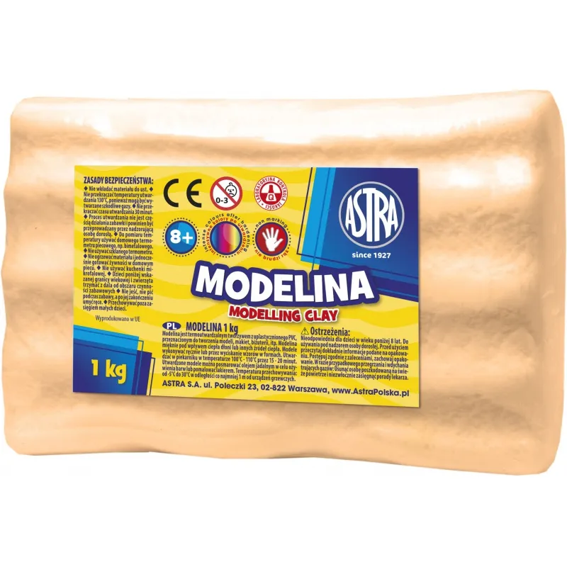 ASTRA Modelovacia hmota do rúry MODELINA 1kg Karamelová, 304118004 ASTRA Modelovacia hmota do rúry MODELINA 1kg Karamelová, 304118004