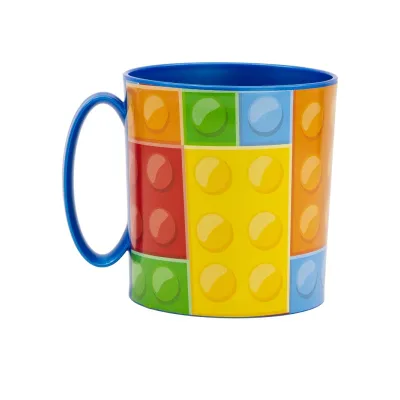 Plastový hrnček BRICKS 350ml, 08904 Plastový hrnček BRICKS 350ml, 08904