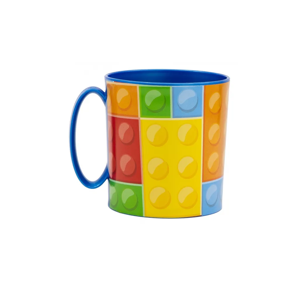 Plastový hrnček BRICKS 350ml, 08904