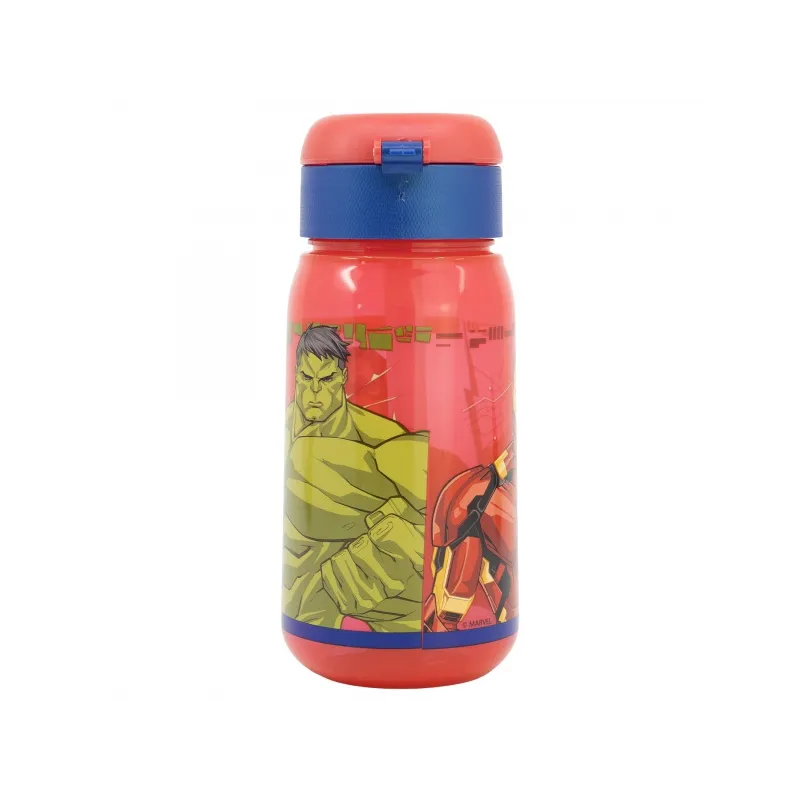 Plastová fľaša s automatickým otváraním  AVENGERS, 510ml, 74142