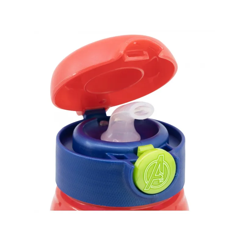 Plastová láhev s automatickým otevíráním AVENGERS, 510ml, 74142 Plastová láhev s automatickým otevíráním AVENGERS, 510ml, 74142