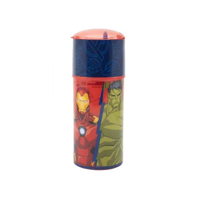 Plastová láhev s výsuvnou brčkom AVENGERS, 350ml, 74151 Plastová láhev s výsuvnou brčkom AVENGERS, 350ml, 74151