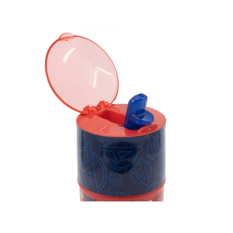 Plastová láhev s výsuvnou brčkom AVENGERS, 350ml, 74151 Plastová láhev s výsuvnou brčkom AVENGERS, 350ml, 74151