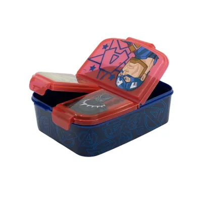 Delený plastový box na desiatu AVENGERS, 74120 Delený plastový box na desiatu AVENGERS, 74120