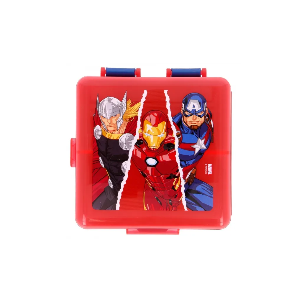 Dělený plastový box na svačinu AVENGERS, 57783