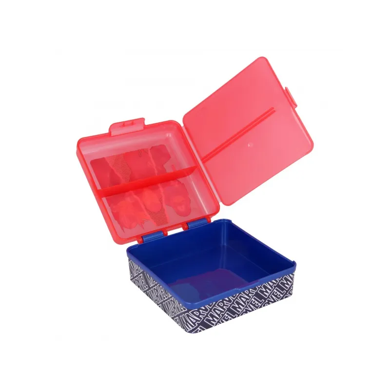 Dělený plastový box na svačinu AVENGERS, 57783