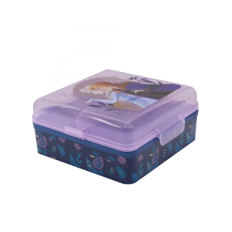 Delený plastový box na desiatu DISNEY FROZEN, 74293 Delený plastový box na desiatu DISNEY FROZEN, 74293