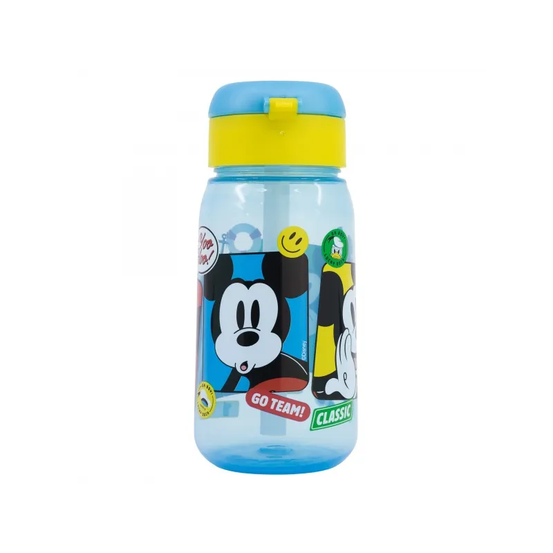 Plastová fľaša s automatickým otváraním MICKEY MOUSE, 510ml, 74342 Plastová fľaša s automatickým otváraním MICKEY MOUSE, 510ml, 74342