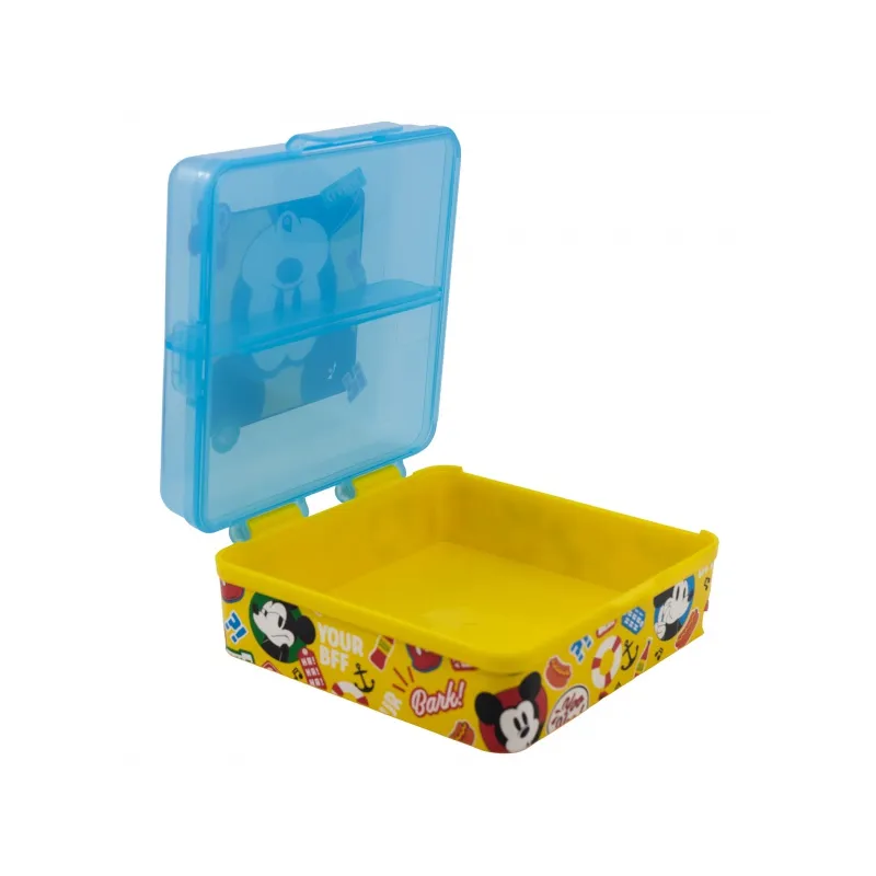 Delený plastový box na desiatu Mickey Mouse Fun-Tastic, 74393 Delený plastový box na desiatu Mickey Mouse Fun-Tastic, 74393