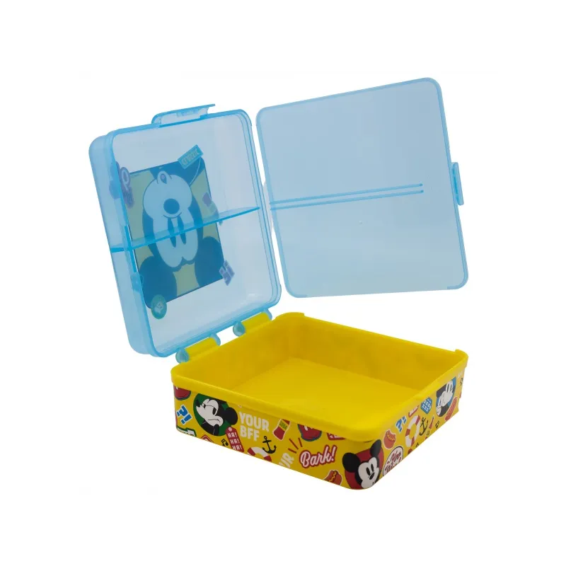 Delený plastový box na desiatu Mickey Mouse Fun-Tastic, 74393 Delený plastový box na desiatu Mickey Mouse Fun-Tastic, 74393