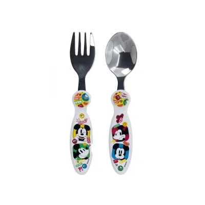 Dětský příbor MICKEY MOUSE (vidlička a lžička), 74318 Dětský příbor MICKEY MOUSE (vidlička a lžička), 74318