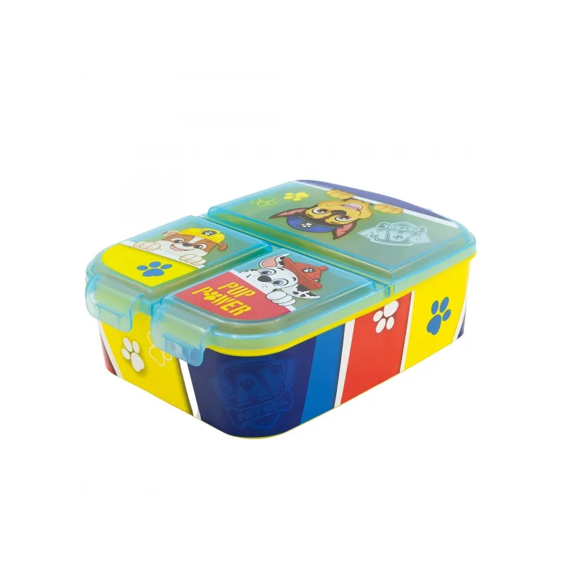 Delený plastový box na desiatu PAW PATROL Blue, 74620