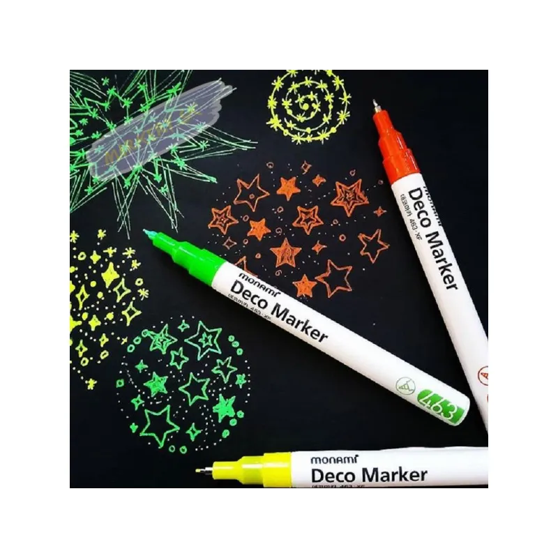 Sada akrylových popisovačov Monami Deco Marker 460 - Pastel Set, 6ks, 2mm Sada akrylových popisovačov Monami Deco Marker 460 - Pastel Set, 6ks, 2mm