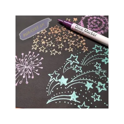 Sada akrylových popisovačov Monami Deco Marker 460 - Pastel Set, 6ks, 2mm Sada akrylových popisovačov Monami Deco Marker 460 - Pastel Set, 6ks, 2mm