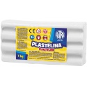 ASTRA Plastelína 1kg Biela, 303111001