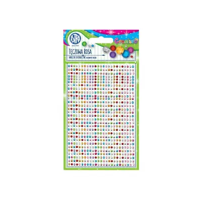 CREATIVO Dekorační samolepící kamínky, 3 mm, 725 ks, MIX BAREV, 335118011
