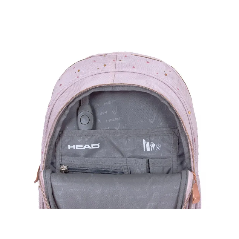Školní batoh pro první stupeň Head ROSE GOLD, AB330, 502023085 Školní batoh pro první stupeň Head ROSE GOLD, AB330, 502023085