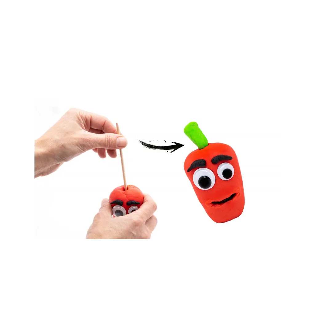 Modelovací hmota/modelína FRUTOLINA Pastel, 4 x 100g, mix barev, 336122013