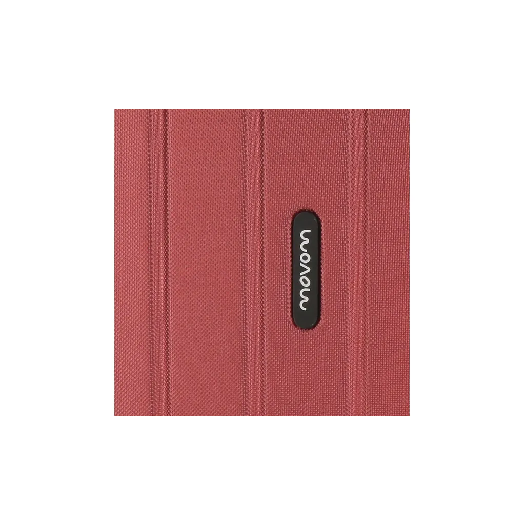 MOVOM Wood Red – Škrupinový cestovný kufor s TSA zámkom a štvorkolieskovým systémom