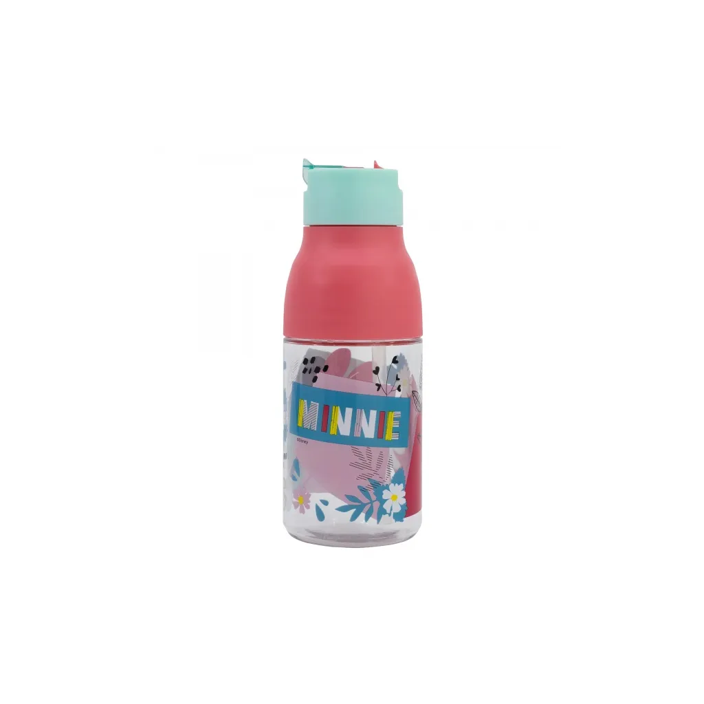 Plastová fľaša s výsuvnou slamkou MINNIE MOUSE, 420ml, 74435