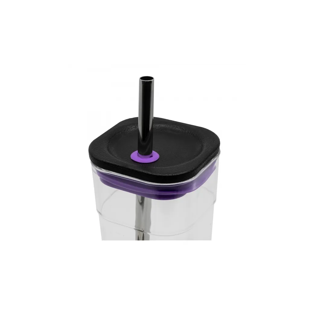 Akrylový pohár s víkem a nerezovou brčkem MINNIE MOUSE 540ml, 03536