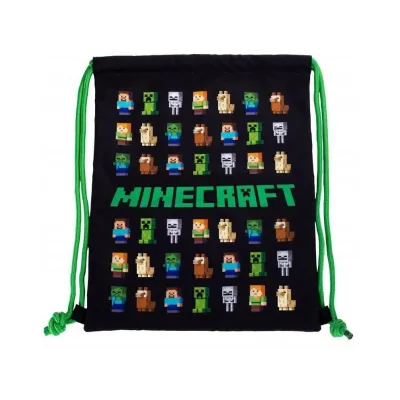 Vrecko na prezúvky MINECRAFT MULTI CHARACTERS
