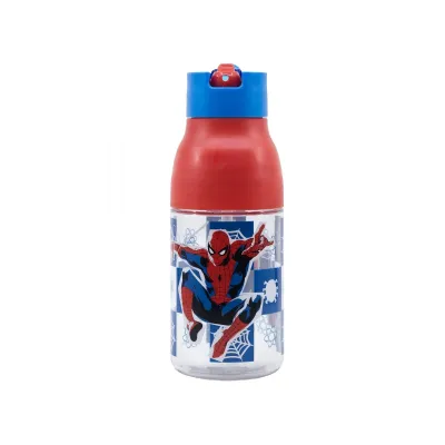 Plastová láhev s výsuvnou brčkem SPIDERMAN, 420ml, 74735
