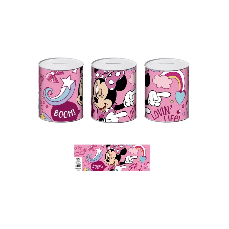 Plechová pokladnička MINNIE MOUSE – ideálny spôsob na šetrenie pre deti Plechová pokladnička MINNIE MOUSE – ideálny spôsob na šetrenie pre deti