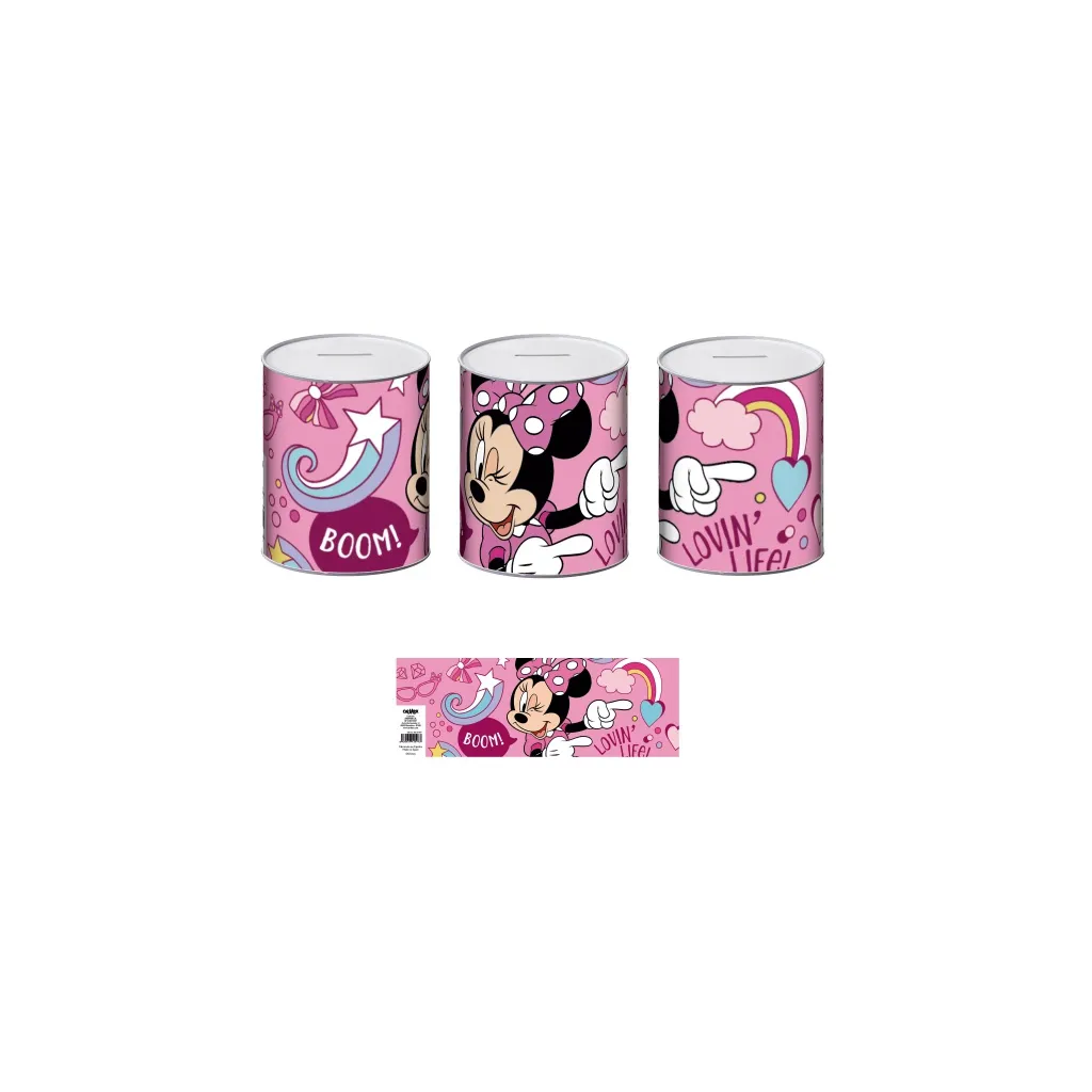Plechová pokladnička MINNIE MOUSE – ideálny spôsob na šetrenie pre deti