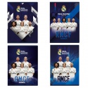 Zošit A5 štvorčekový Real Madrid, 16 listov, mix vzorov, 102019011