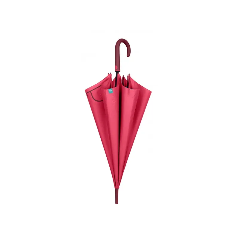 PERLETTI Dámský automatický deštník COLORINO / zářivá červená, 26291