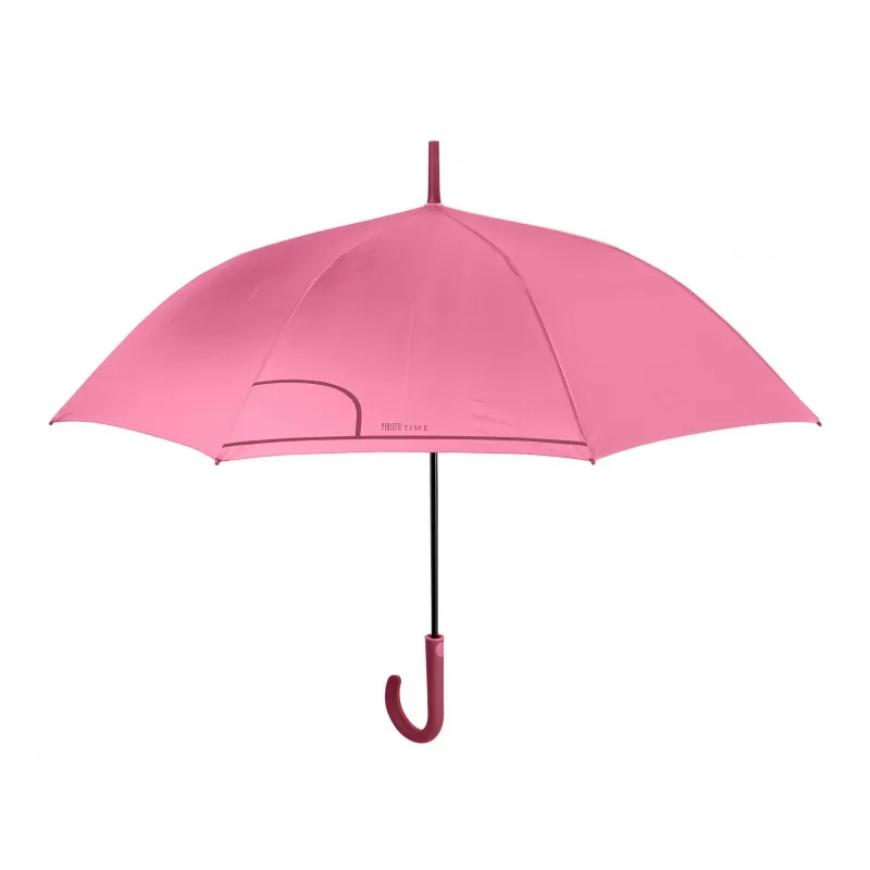 PERLETTI Dámský automatický deštník COLORINO / zářivá růžová, 26291