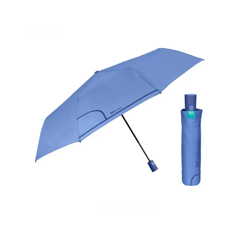 PERLETTI Dámsky skladací automatický dáždnik COLORINO / modrofialová, 26293