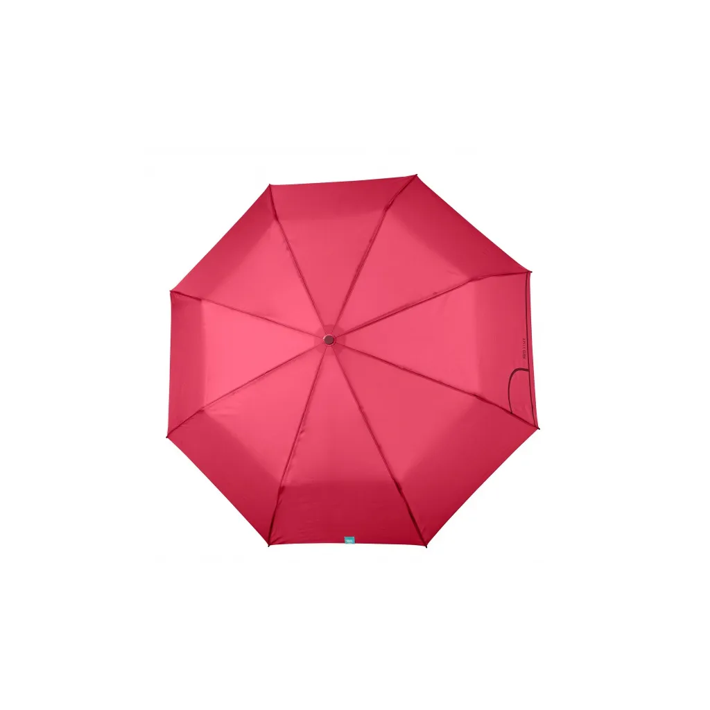PERLETTI Dámsky skladací automatický dáždnik COLORINO / žiarivá červená, 26293